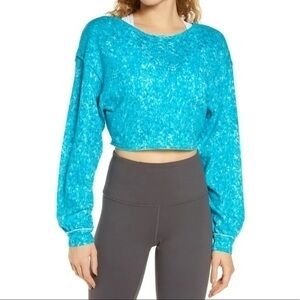 FREE PEOPLE movement Women's  Backstage Open Back Sweatshirt